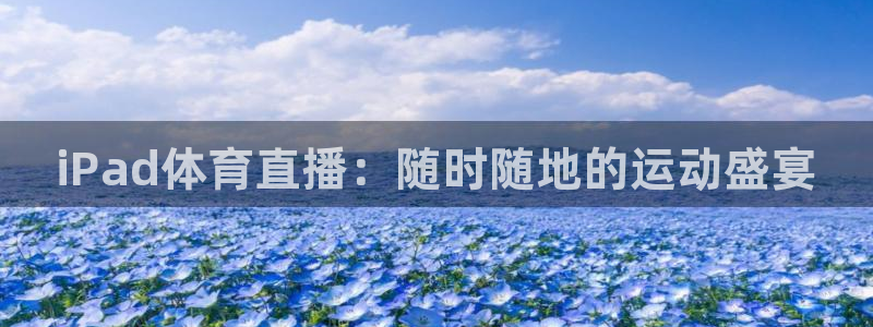 iPad体育直播：随时随地的运动盛宴